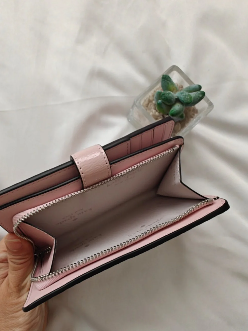 New Kate Spade Madison Medium Bifold Wallet Tutu Pink KN227 $199